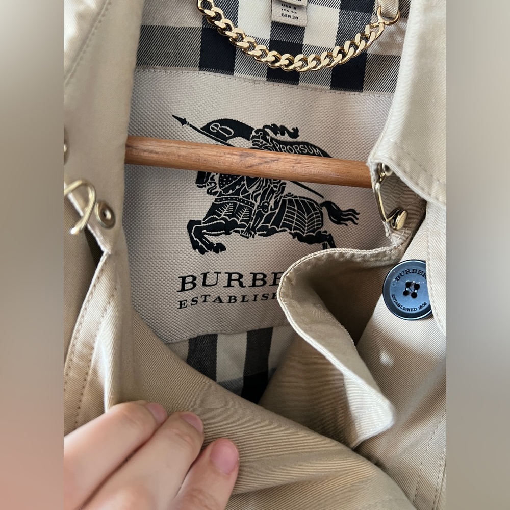 Burberry Prorsum Trench Coat with Leather Strap - Picture 11 of 17